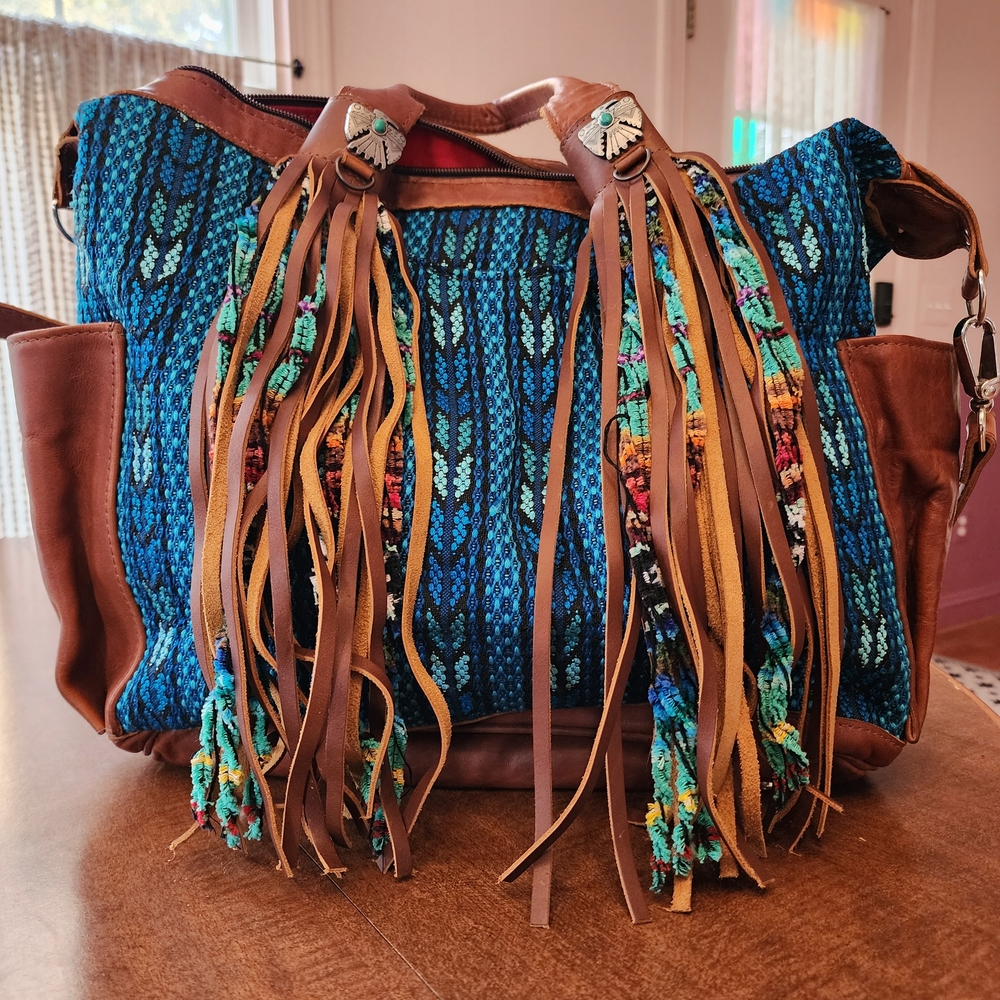 Nena & Co. Convertible Day Bag + Layered Tassel Set